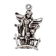 thumbnail image 1 of Sterling Silver 20" .8mm Box Chain 3D Guardian Angel Pendant Necklace, 1 of 2