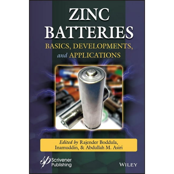 Zinc Batteries: Basics, Developments, and Applications, (Hardcover)