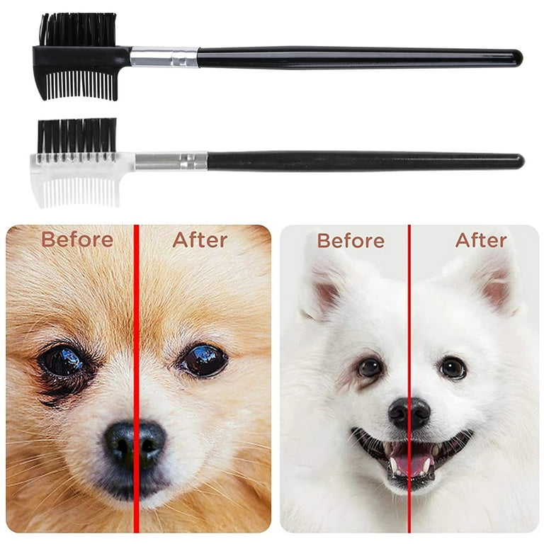 Dog Eye Comb Tear Stain Remover Multi Purpose Grooming Brush for Chihuahuas Walmart