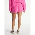 thumbnail image 3 of No Boundaries Plush Bungee Cord Shorts, Women's, 3 of 5