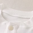 thumbnail image 6 of Xyant Toddler Baby Boys Henley Shirt Cotton Soild Long Sleeve Tops for Kids Boys (White,9-10 Years), 6 of 8