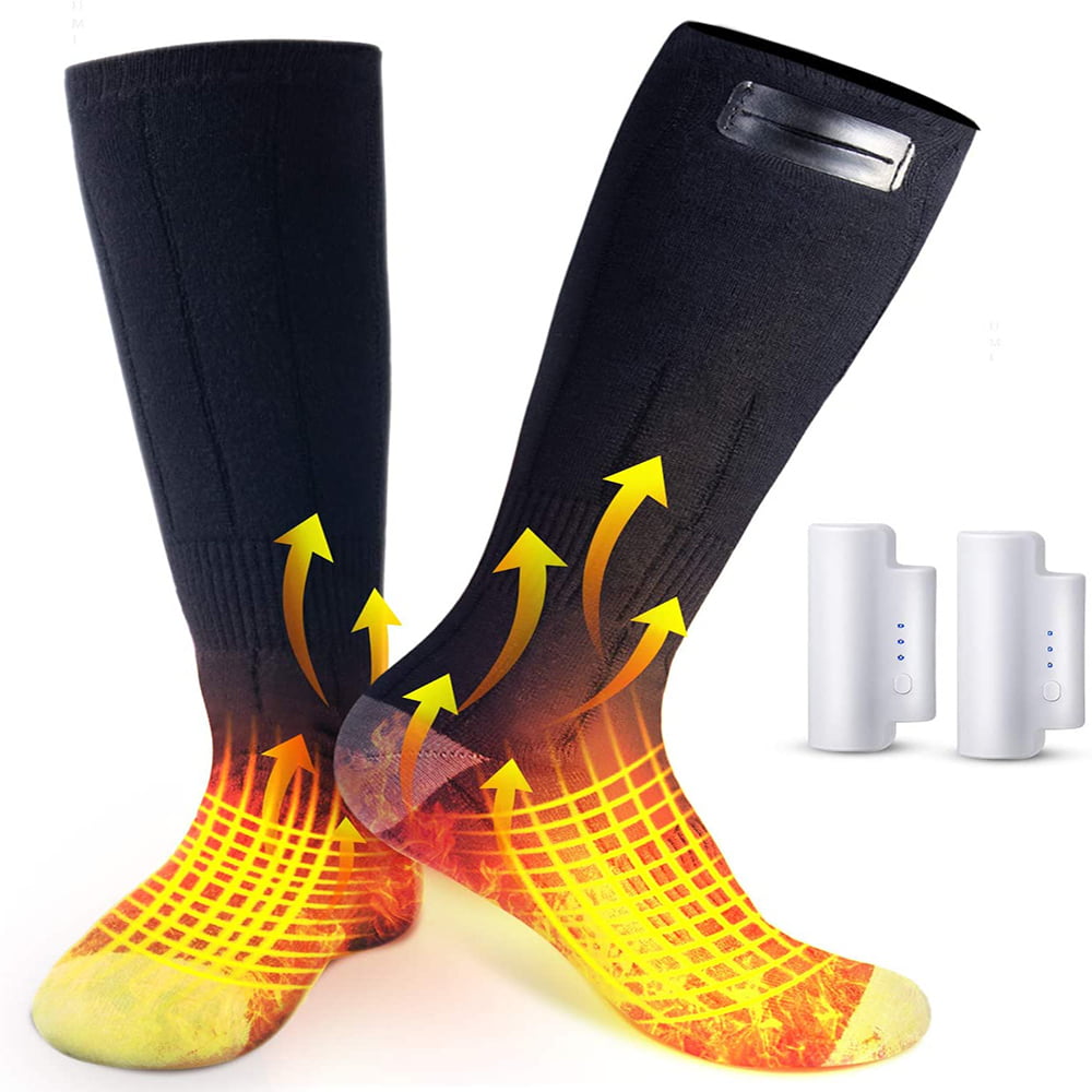 3-Level Heating Socks Rechargeable Battery Electric Heating Warm Sock Outdoor US 