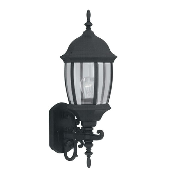 2422-BK-Designers Fountain-Triverton - One Light Outdoor Wall Lantern