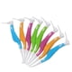 thumbnail image 3 of EeaseMX 8 cepillos interdentales con forma de hipocampo, limpiadores, hilo dental y herramienta de cuidado bucal (verde, naranja, azul y morado), 3 of 7