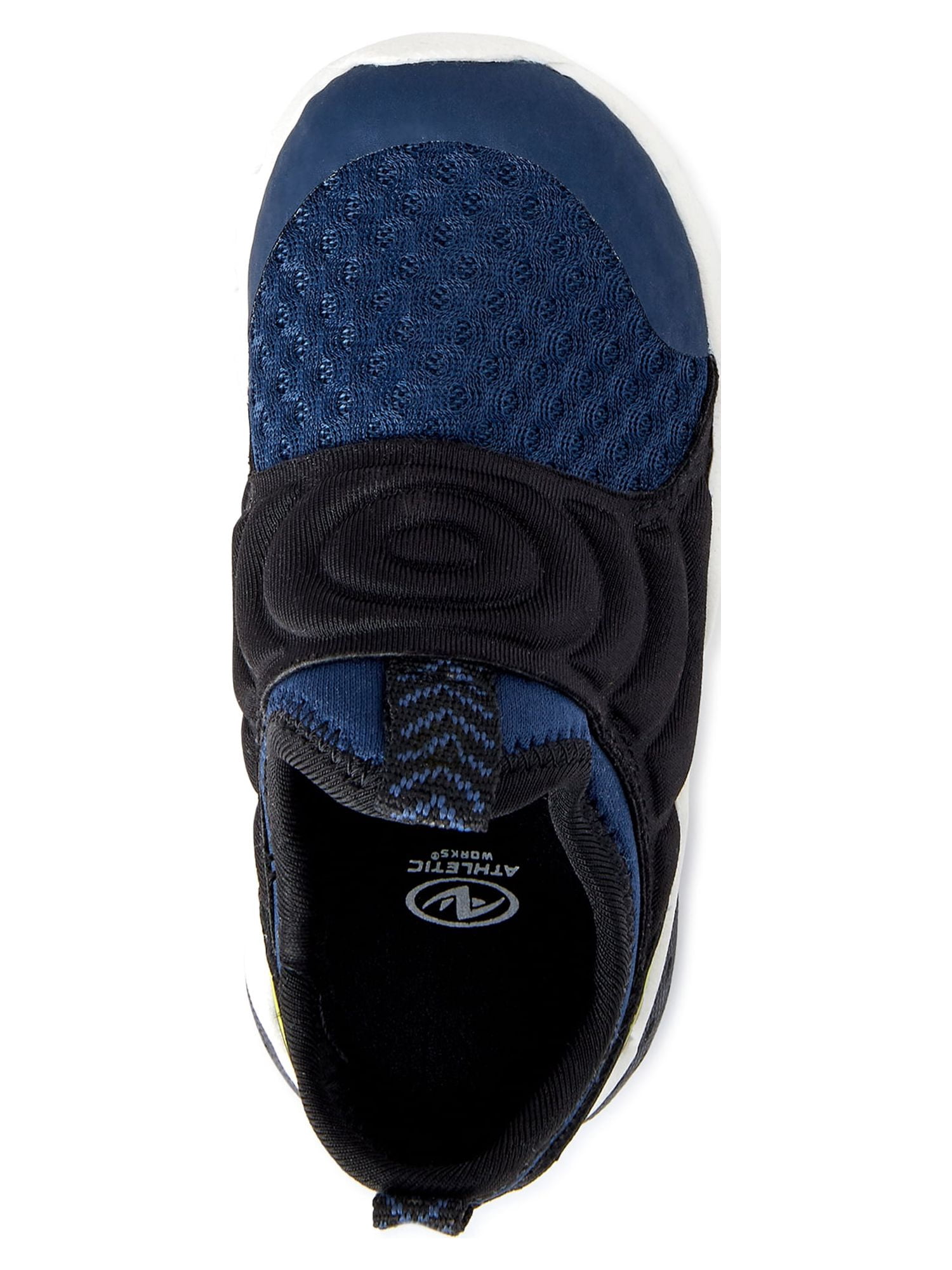 Athletic Works Toddler Boys Slip-on Athletic Sneakers, Sizes 7-12
