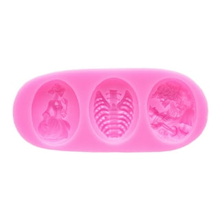 QISIWOLE 3 Pieces Halloween Skulls Silicone Mold Funny Skulls Silicone  Pendant Mold Skeleton Head Skull Silicone Cake Decoration Mold Chocolate  Candy Molds Pastry DIY Candy Tools 