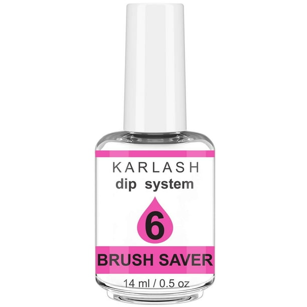 Karlash Gel Base DIP Powder System 0.5 oz Step 6 Brush Saver