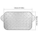 thumbnail image 3 of Cubierta de nieve para parabrisas, ajuste universal, protección para todo tipo de clima, película de aluminio engrosada, cubre todo el parabrisas y los limpiaparabrisas, con cubiertas de espejo, 3 of 7