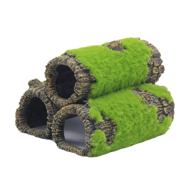 Adorno de paisaje para pecera, decoración para pecera, escondite para Betta, acuario multifuncional, acuario decorado, vista a la montaña, piedra