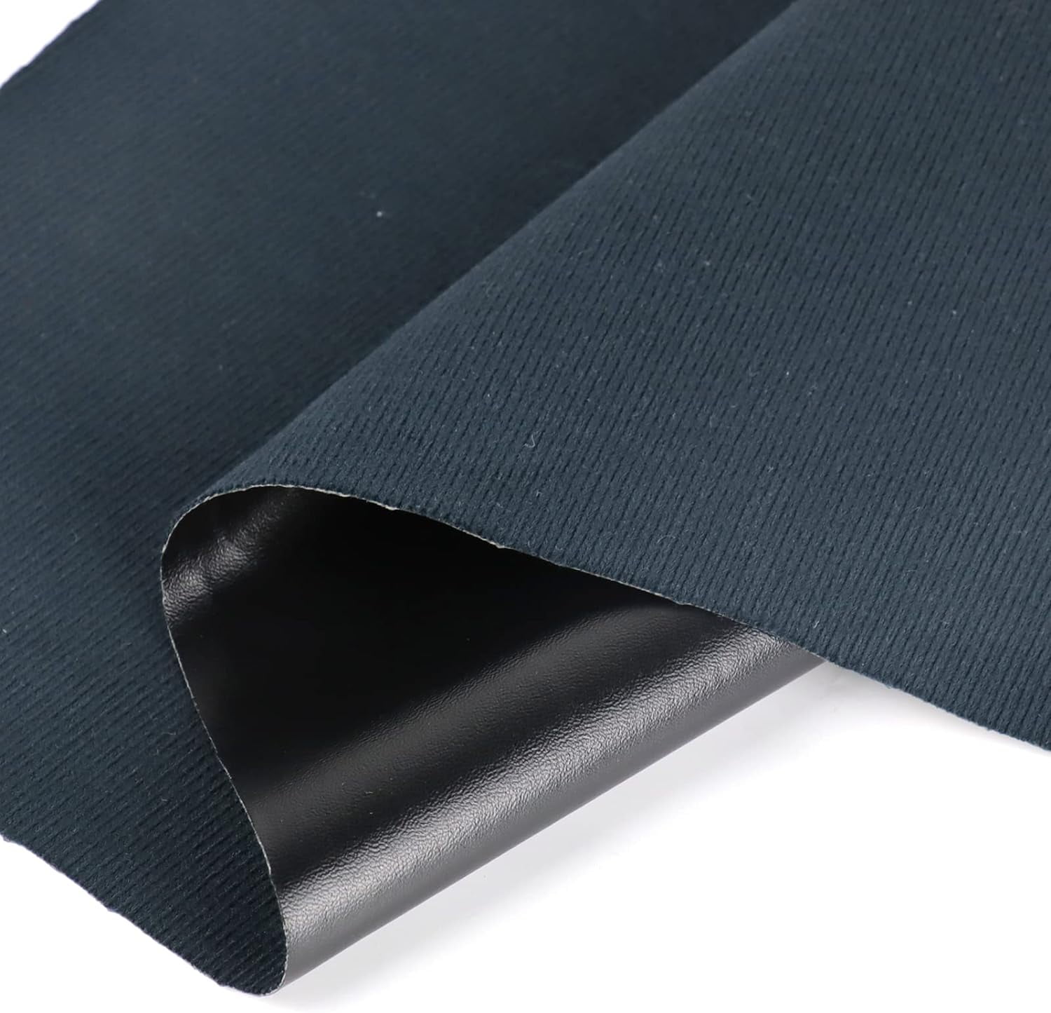 Vinyl Marine Leather Fabric - 54" Marine Vinyl Faux Leather Sheets 0.8mm Thick Soft Waterproof Material for Automotive,Boat,Headliner,Crafts, Chairs,DIY Sewing - Gray