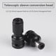 thumbnail image 3 of Llave De Tubo De Trinquete Adaptador De Enchufe Juego De Llaves Convertidor De Accionamiento Herramienta De Impacto,1/2 "Cuadrado A 1/4" Hexagonal Methold TO001592-00, 3 of 5