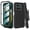 Black, variant on Fashionova for Motorola G Play 2025/ Motorola G Power 2025 Case Rugged Heavy Duty Shockproof Dust/Drop Proof with Belt Clip Holster Built in Screen Protector Black