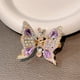 thumbnail image 1 of Pinza de pelo de mariposa con pedrería móvil para mujer - Horquilla 3D con alas aleteantes, 2,17 x 1,57 pulgadas, accesorio para el pelo para bodas y fiestas, 1 of 5