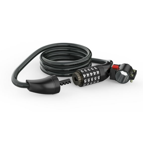 GLOBALKEEP Bike Lock with Secure Mount Bracket, for Electric Mountain Bicycle Folding ebike