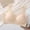 Beige Bras, variant on SMihono Women's Ribbed Seamless Wireless Push Up Bralettes with Lift and Support No Underwire Full Coverage Everyday Bra Beige XXL