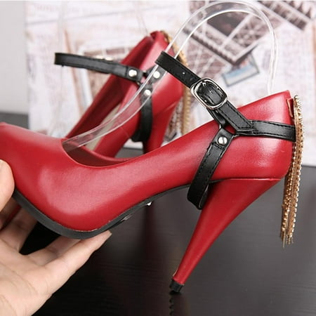 

Women s Detachable Loose with Buckle - Matte Black