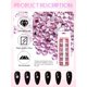 thumbnail image 3 of Kit de diamantes de imitación para decoración de uñas Wsimily, 1620 unidades, gemas de cristal rosa, 3 of 7