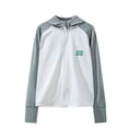 thumbnail image 4 of LRen Boys Rash Guard Hoodie UPF 50+ Long Sleeve Swim Shirt Kids Sun Protection Fishing Shirt Toddler to Youth Summer Beach Outdoor Tops, 4 of 10