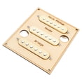thumbnail image 1 of Single Coil Pickup Set, Alnico 5 Middle Bridge Pickups Repair Replacement for Electric Guitar Parts, 1 of 7