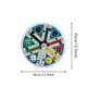 thumbnail image 3 of Juego de mesa Ludo redondo, clásico juego de estrategia para 2 a 6 jugadores, colorida actividad de noche de juegos familiares, incluye tablero de juego y piezas de juego. Tablero de Ludo., 3 of 9