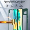 thumbnail image 3 of KOMI Case for Google Pixel 6A, 360 Degree Full Body Rugged with Built-in Screen Protector Heavy Duty Protection Slim Fit Shockproof Cover for Google Pixel 6A Phone Case 6.1" (Green), 3 of 5