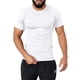 thumbnail image 2 of pstuiky camisetas de hombre, Camiseta deportiva informal de manga corta con cuello redondo y color liso para hombre camisas casuales para hombre m, 2 of 6