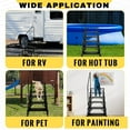 thumbnail image 5 of RV Steps with Handrail, 6 Step Ladder Stool, Outdoor Hot Tub Steps, Anti-Slip Panel,  Stairs for Spa, Pool and Porch, 5 of 5