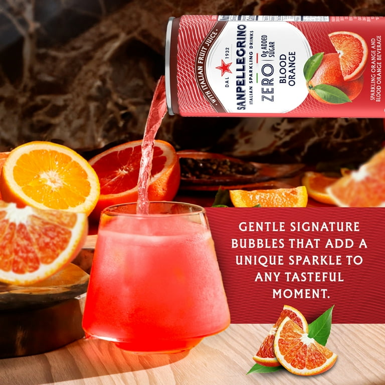 Sanpellegrino Blood Orange Sparkling Drink, 11.15 fl oz, 24 Pack photo 4