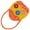 Orange, variant on POYOGA Felt Basket for Easters Storage and Decoration Candy Bag Party Supplies
