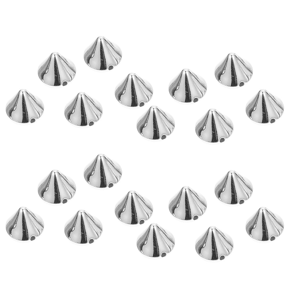 CLEARANCE Cone Studs with Holes / Flatback Rivets / Conical Studs (20p, MiniatureSweet, Kawaii Resin Crafts, Decoden Cabochons Supplies