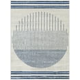 thumbnail image 3 of Mark&Day Area Rugs, 6ft Round Neerbosch Modern Navy Blue Area Rug (6'7" Round), 3 of 8