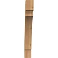thumbnail image 2 of 4"W x 28"D x 32"H Merced Rough Sawn Knee Brace, Western Red Cedar, 2 of 4