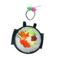 thumbnail image 2 of Disfraz de Sushi para Halloween con Diadema, Ideal para Cumpleaños, Fiestas de Máscaras y Carnavales. talla para adultos, 2 of 9