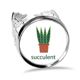 thumbnail image 1 of Anillo de compromiso de boda de amor ajustable Unbranded Verde M, 1 of 3