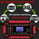 thumbnail image 3 of 12V 6-Amp Car Battery Charger, Trickle Charger and Maintainer, Smart Fully Automatic Battery Charger w/Temperature Compensation, Battery Pulse Repair, 3 of 5