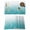 Auqa Blue, variant on Aqua Blue Geometric Placemats Set of 6, Modern White Stripe Distortion Art Placemats for Dining Table, Place Mats for Kitchen Tabletop, Waterproof Wipeable Dining Table Mats Set