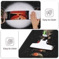 thumbnail image 5 of Kitchen Mats Set of 2, Moon Phase Mushroom Black Kitchen Rugs Anti Fatigue Kitchen Mats for Floor, Non Slip Kitchen Rug Waterproof 17"X29.5"+17"X47", 5 of 6