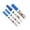 Blue, variant on Blue Oil-Based Permanent Paint Marker Pen, 4Pcs Waterproof Multi-Surface Marker, Quick Dry Paint Pen for Wood, Metal, Plastic, Glass, Stone, Auto Marking & DIY Craft Projects