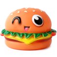 thumbnail image 1 of Dog Squeaky Toy Hamburger: Vinyl Training Cute Puppy Teeth Toy Pet Playing Toy, 1 of 7