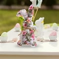 thumbnail image 2 of RUIG Easter Rustic Bunnies, Farmhouse Easter Decor Bunny Stuffed Fabric Rabbit Spring Decor for Easter Home Desk Counter Tiered Tray Basket Bowl Fillers Rabbit Collections(Floral), 2 of 7