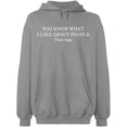 thumbnail image 2 of OXI Hoodie Sweatshirt - I Like About People Their Dogs, Basic Casual Hoodie for Men's and Women Fleece Hoodie Long Sleeve - Sport Grey 2X-Large, 2 of 3