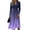 Dark Purple, variant on BOMYJESK Summer Dresses for Women Ruched Flowy Sexy V Neck a Line Dress Elegant Formal Spring Work Dresses Dark Purple XL