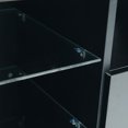 thumbnail image 3 of 145 Modern 57" TV Stand Matte Body High Gloss Fronts with 16 Color LEDs, 3 of 9