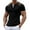 Black, variant on Oplxuo Henley Shirts for Men Short Sleeve Casual Muscle Fit Button Down Shirt Summer Beach Lightweight Sport Hippie Tshirts
