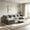 Antique Grey, variant on AUU 129.8" Oversized Cloud Modular Sectional Sofa with 2 Ottomans – Waffle Fabric Deep Seats, 4-Seat Comfy Couch Set for Large Living Rooms or Open Spaces