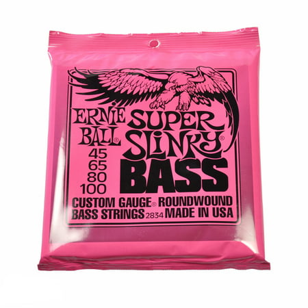 Ernie Ball 2834 Super Slinky Electric Bass 4 String Set