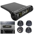 thumbnail image 2 of HLONK Tire Pressure Monitoring Systems Wireless Solar TPMS with 4 External Sensors Real Time Pressure and Temperature Alarm for Trailer RV Car Truck, 2 of 9