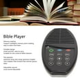 thumbnail image 3 of Reproductor de Biblia en audio Incorporado Capacidad 4G Batería de 350 Mah, Lector de Biblia Solar Con Luz LED Reproductor de Sonido Hifi Ajustable Para Estudiantes de la, 3 of 7