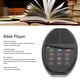 thumbnail image 3 of Reproductor de Biblia en audio Incorporado Capacidad 4G Batería de 350 Mah, Lector de Biblia Solar Con Luz LED Reproductor de Sonido Hifi Ajustable Para Estudiantes de la, 3 of 7
