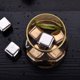thumbnail image 4 of Paquete de 8 cubitos de hielo reutilizables de acero inoxidable, piedras refrescantes para whisky, vino, cerveza, jugos y bebidas frías, 4 of 7